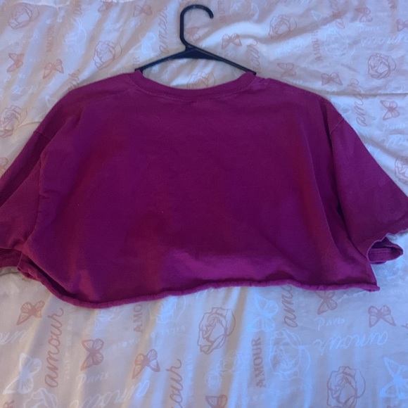 Maroon crop top large - Picture 2 of 2